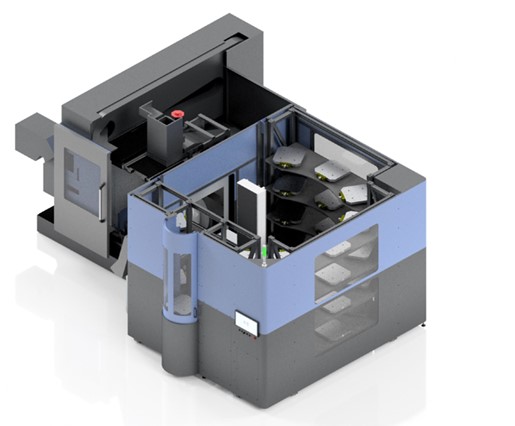 DN Solutions 24-pallet, 5-axis machining